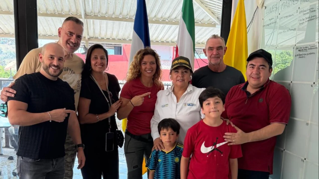 Our team visiting Muzo, Colombia